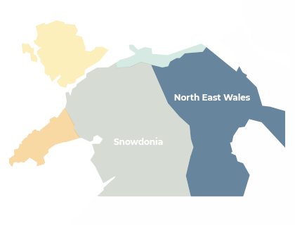 Overlay Map North East Wales